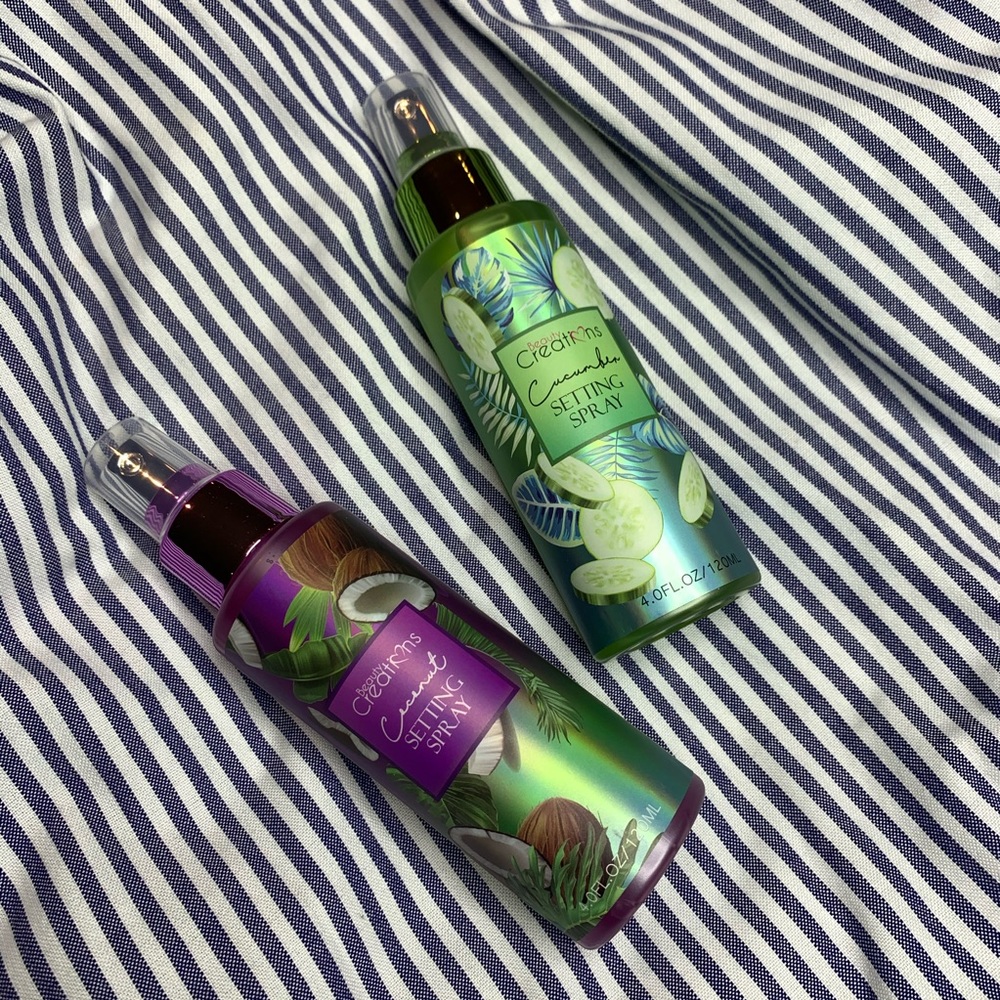 Coconut Cucumber Setting Sprays